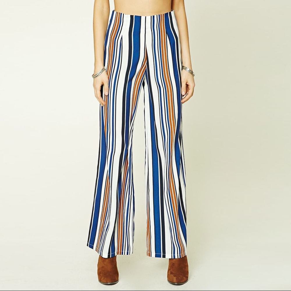 NWT Striped Palazzo Pants